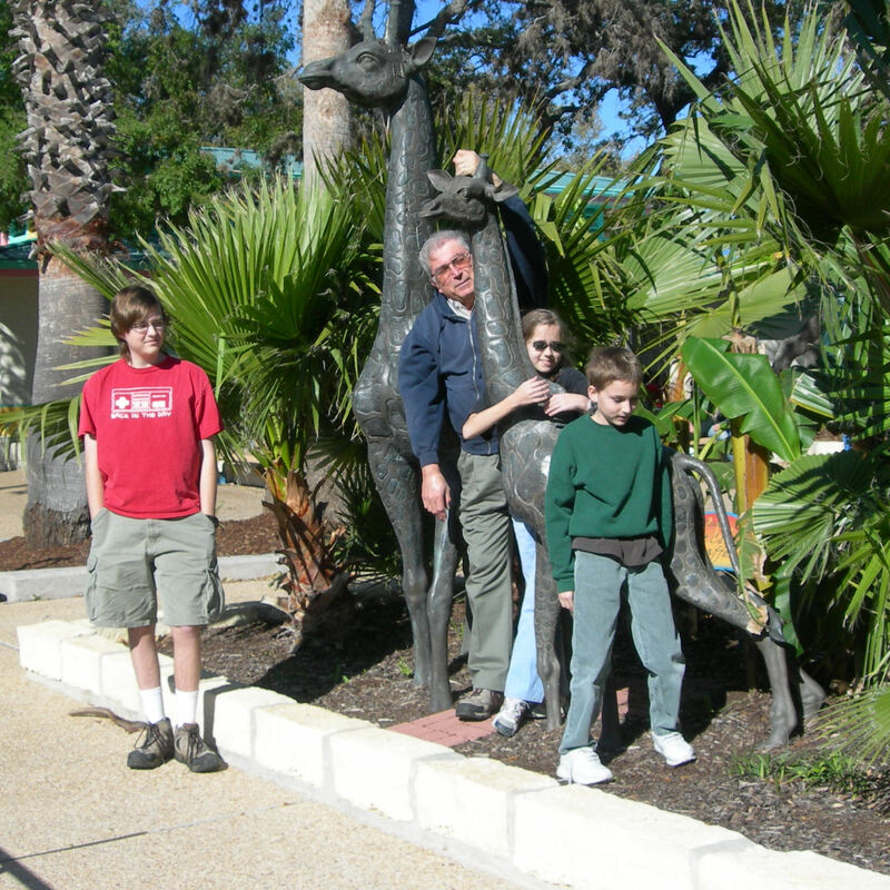 Andrew, Delbert, Katie, and Caleb  February 2009
SeaWorld, San Antonio